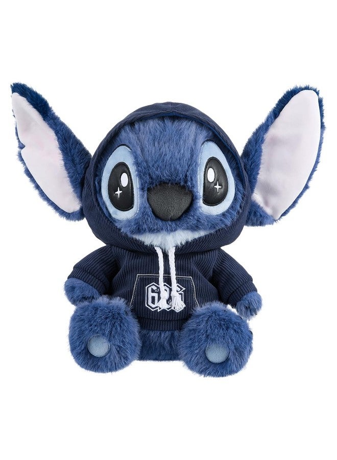 MINISO Disney Lilo & Stitch Collection 14'' Sitting Stitch Plush Toy - Soft Plush Toy Premium Quality Stuffed Animal Gift for Kids, Boys, Girls, Adults & Disney Fans(Hoodie Styles) - Image 1